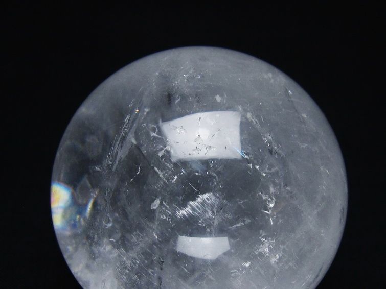 水晶 丸玉 59mm スフィア 置物 水晶玉 一点物 151-8893
