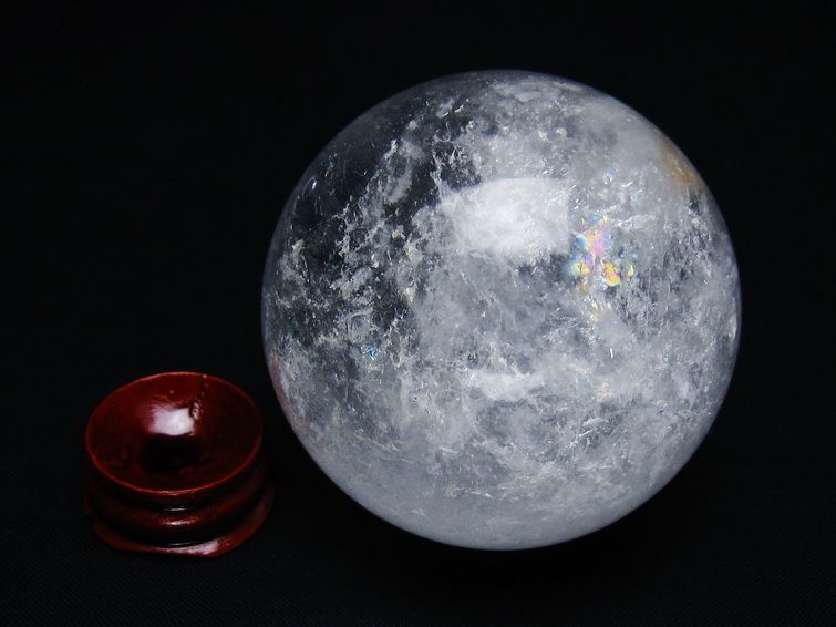 水晶 丸玉 59mm スフィア 置物 水晶玉 一点物 151-8894 [sold out]