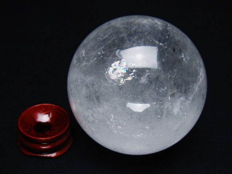 水晶 丸玉 59mm スフィア 置物 水晶玉 一点物 151-8895