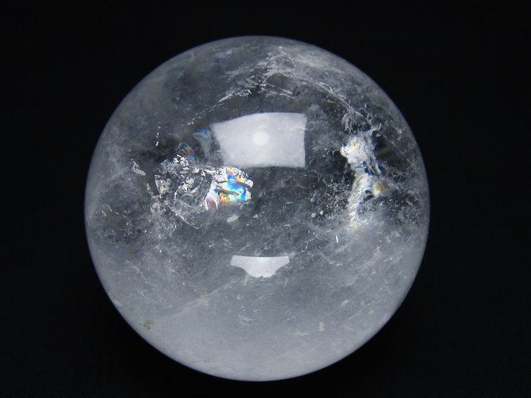 水晶 丸玉 62mm スフィア 置物 水晶玉 一点物 151-8897