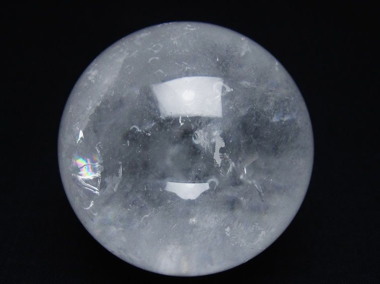 水晶 丸玉 63mm スフィア 置物 水晶玉 一点物 151-8898