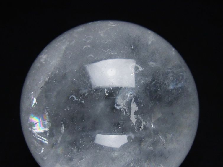 水晶 丸玉 63mm スフィア 置物 水晶玉 一点物 151-8898