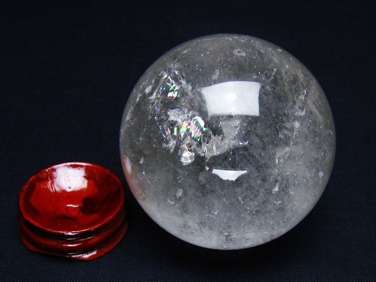 水晶 丸玉 63mm スフィア 置物 水晶玉 一点物 151-8900 【sold out】