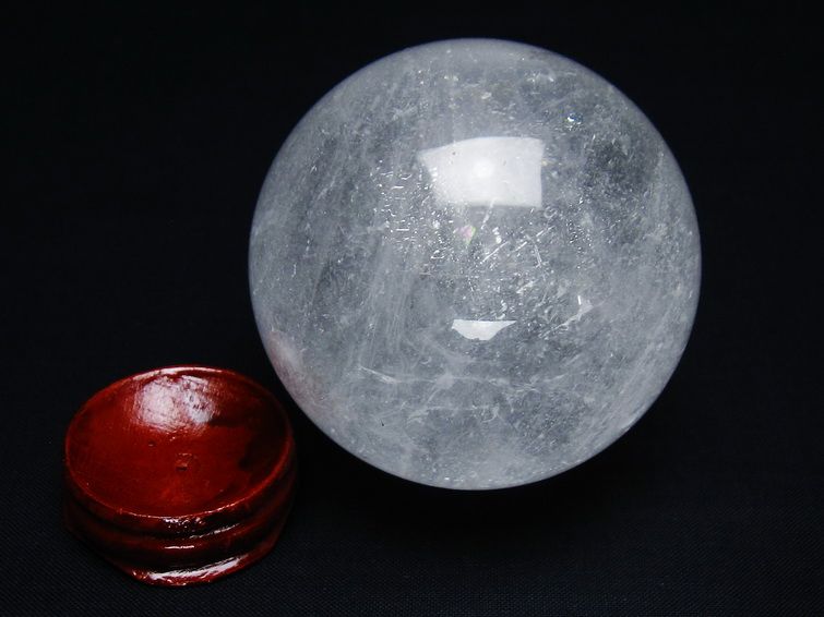 水晶 丸玉 65mm スフィア 置物 水晶玉 一点物 151-8901
