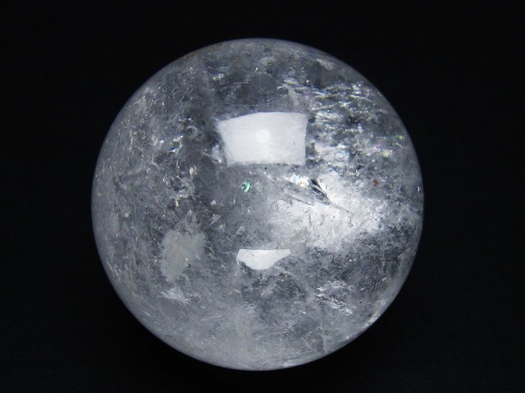 水晶 丸玉 66mm スフィア 置物 水晶玉 一点物 151-8902
