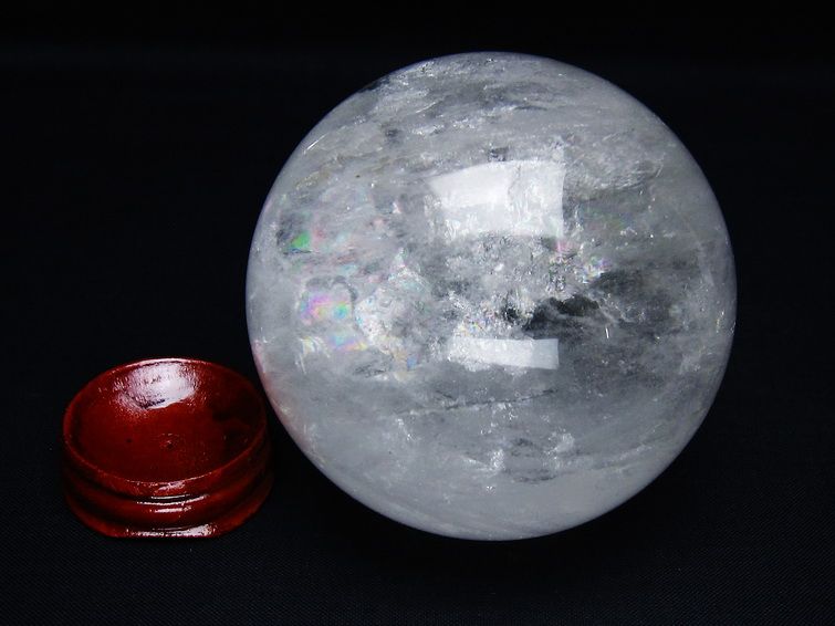 水晶 丸玉 73mm スフィア 置物 水晶玉 一点物 151-8905 【sold out】