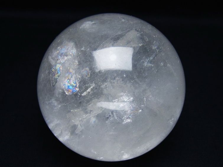 水晶 丸玉 75mm スフィア 置物 水晶玉 一点物 151-8907