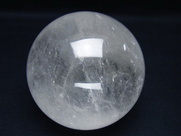 水晶 丸玉 75mm スフィア 置物 水晶玉 一点物 151-8908