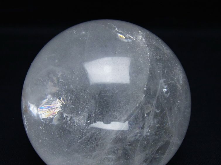 水晶 丸玉 78mm スフィア 置物 水晶玉 一点物 151-8909