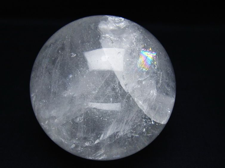 水晶 丸玉 81mm スフィア 置物 水晶玉 一点物 151-8911 【sold out】