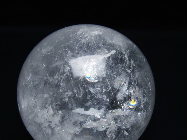水晶 丸玉 74mm スフィア 置物 水晶玉 一点物 151-8916