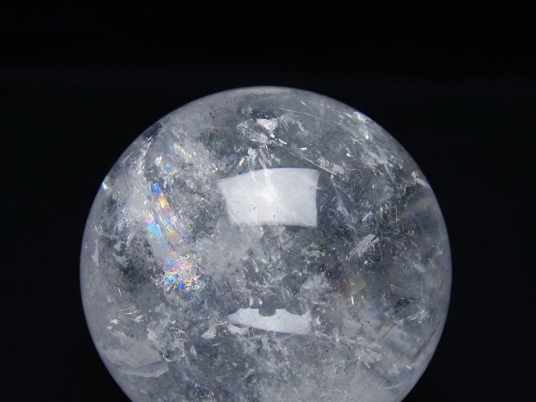 水晶 丸玉 72mm スフィア 置物 水晶玉 一点物 151-8917