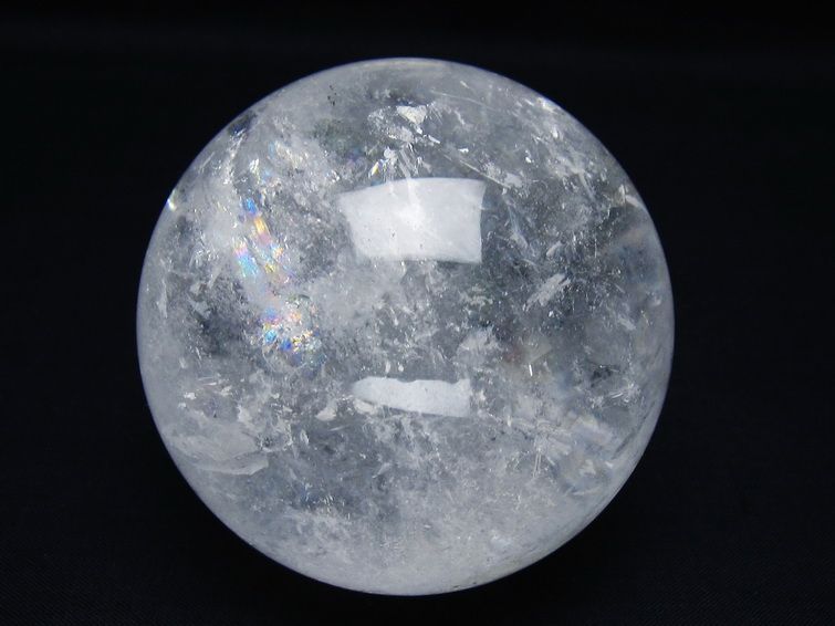 水晶 丸玉 72mm スフィア 置物 水晶玉 一点物 151-8917