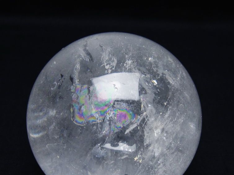 水晶 丸玉 71mm スフィア 置物 水晶玉 一点物 151-8918