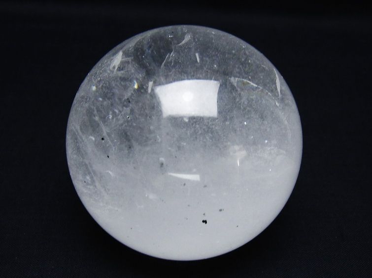 水晶 丸玉 69mm スフィア 置物 水晶玉 一点物 151-8919