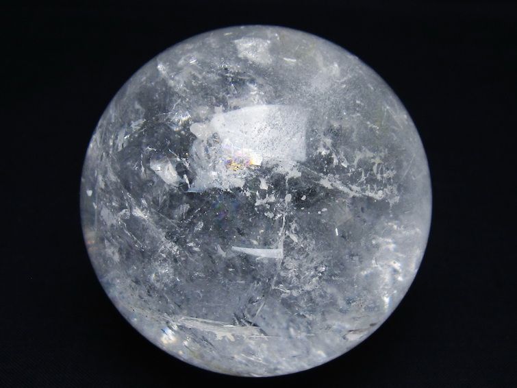 水晶 丸玉 69mm スフィア 置物 水晶玉 一点物 151-8920