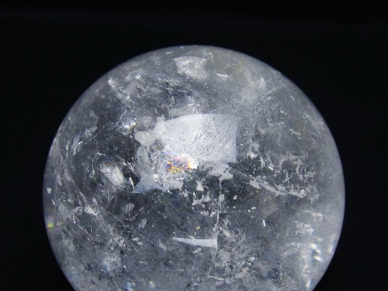 水晶 丸玉 69mm スフィア 置物 水晶玉 一点物 151-8920