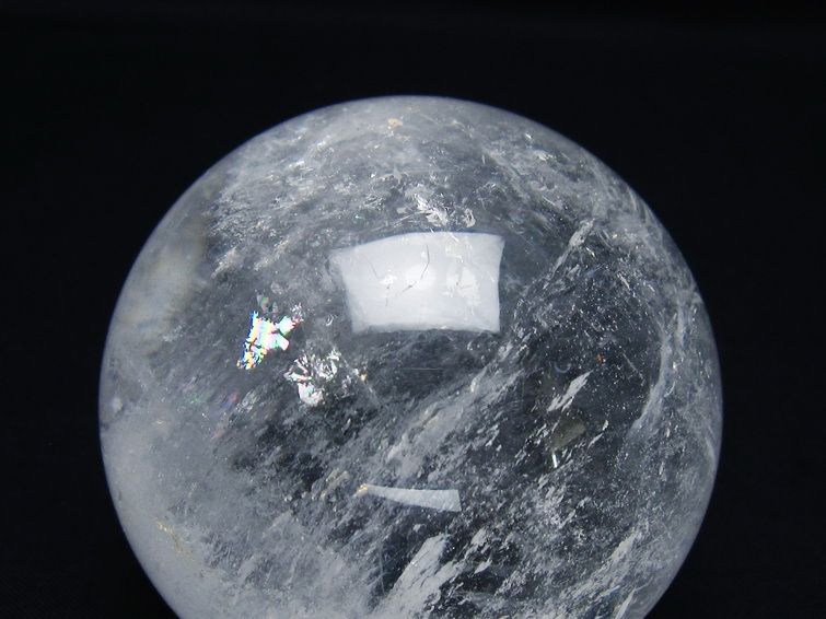 水晶 丸玉 66mm スフィア 置物 水晶玉 一点物 151-8922