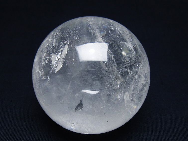 水晶 丸玉 65mm スフィア 置物 水晶玉 一点物 151-8923