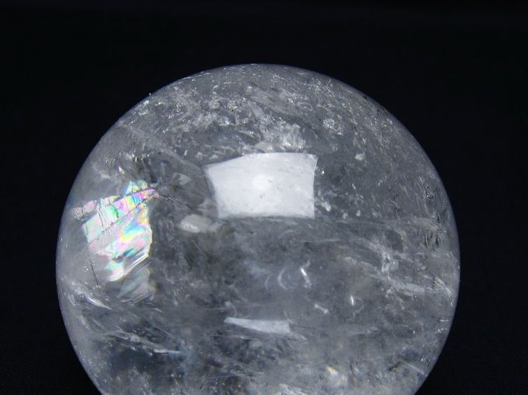 水晶 丸玉 67mm スフィア 置物 水晶玉 一点物 151-8924