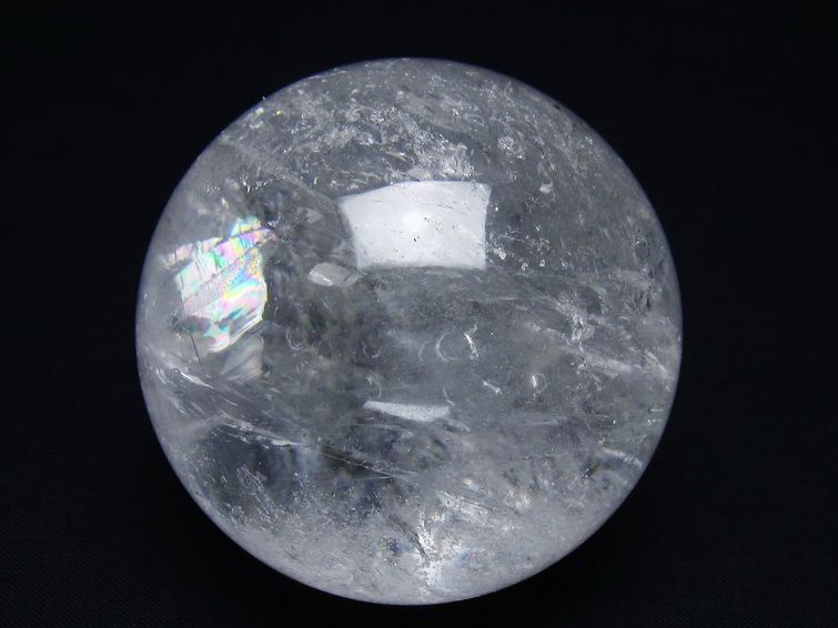 水晶 丸玉 67mm スフィア 置物 水晶玉 一点物 151-8924