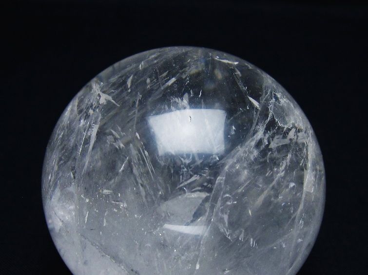 水晶 丸玉 65mm スフィア 置物 水晶玉 一点物 151-8926