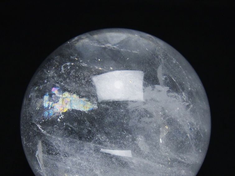 水晶 丸玉 65mm スフィア 置物 水晶玉 一点物 151-8927