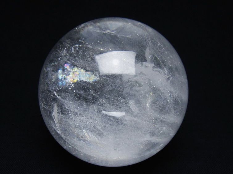 水晶 丸玉 65mm スフィア 置物 水晶玉 一点物 151-8927