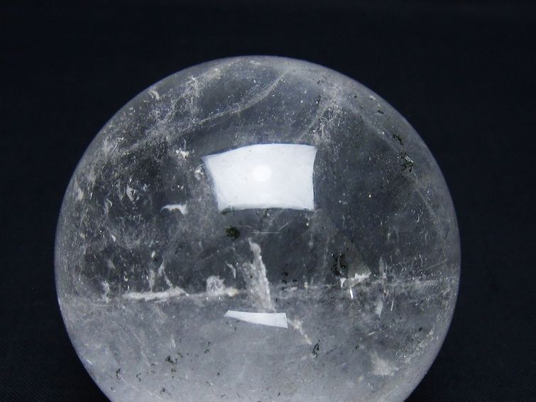 水晶 丸玉 64mm スフィア 置物 水晶玉 一点物 151-8928