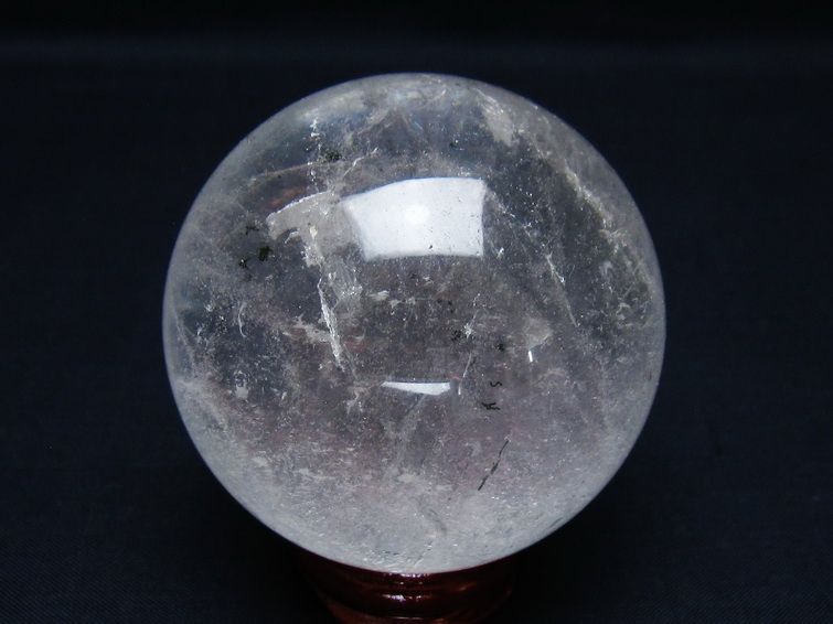 水晶 丸玉 64mm スフィア 置物 水晶玉 一点物 151-8928