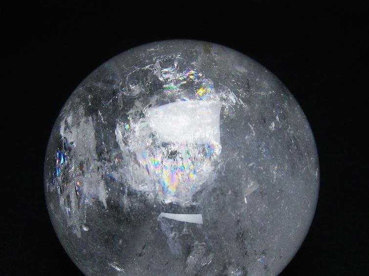 水晶 丸玉 64mm スフィア 置物 水晶玉 一点物 151-8929