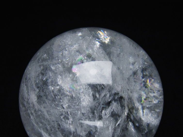 水晶 丸玉 64mm スフィア 置物 水晶玉 一点物 151-8930