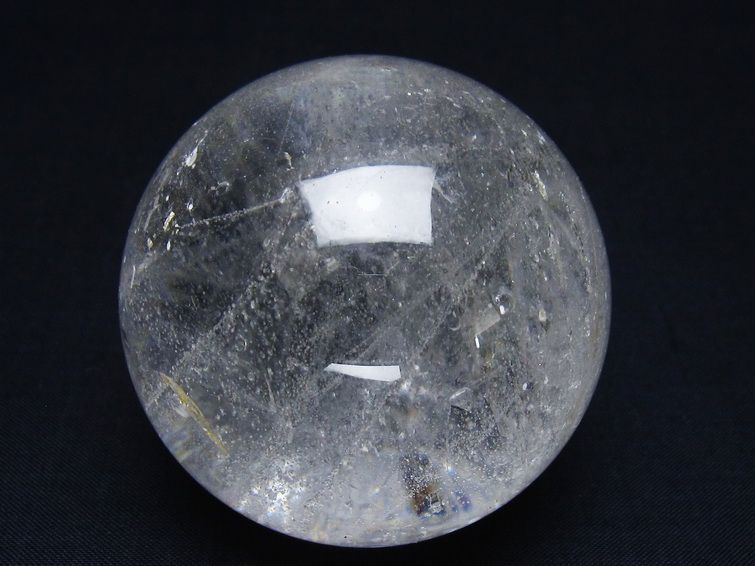 水晶 丸玉 64mm スフィア 置物 水晶玉 一点物 151-8931
