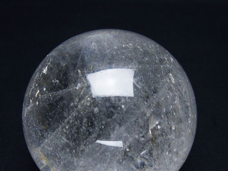 水晶 丸玉 64mm スフィア 置物 水晶玉 一点物 151-8931