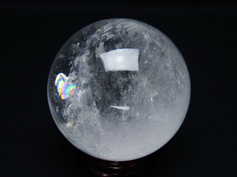 水晶 丸玉 62mm スフィア 置物 水晶玉 一点物 151-8935