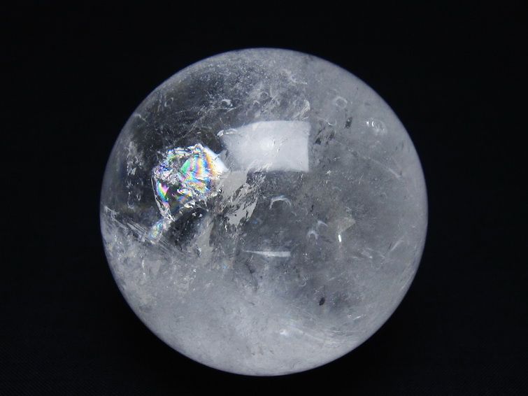 水晶 丸玉 62mm スフィア 置物 水晶玉 一点物 151-8937