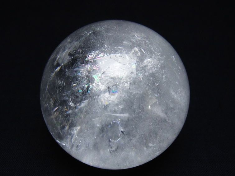 水晶 丸玉 61mm スフィア 置物 水晶玉 一点物 151-8939