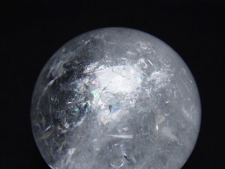 水晶 丸玉 61mm スフィア 置物 水晶玉 一点物 151-8939