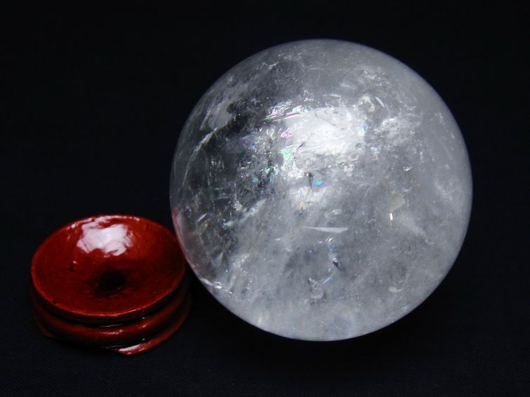水晶 丸玉 61mm スフィア 置物 水晶玉 一点物 151-8939