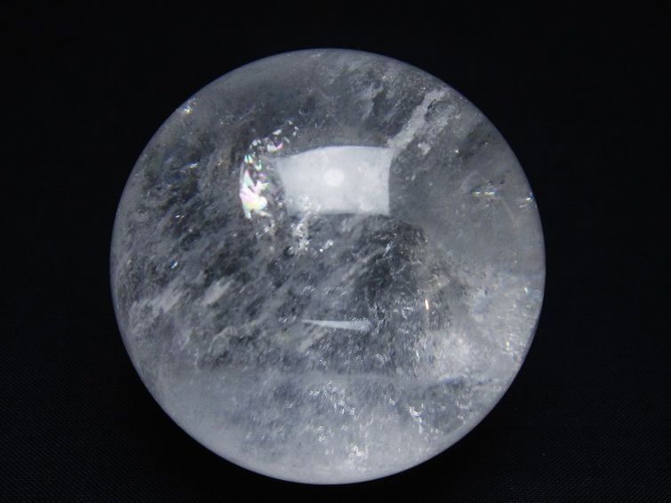 水晶 丸玉 59mm スフィア 置物 水晶玉 一点物 151-8941