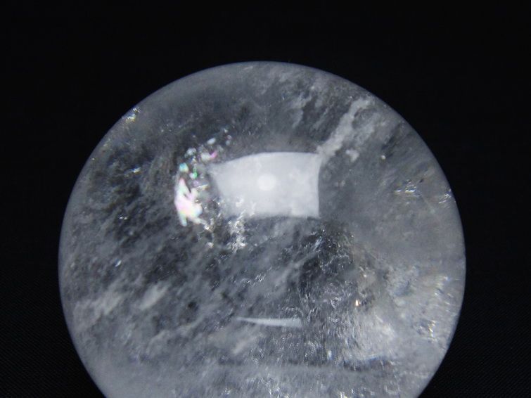 水晶 丸玉 59mm スフィア 置物 水晶玉 一点物 151-8941