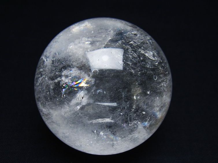 水晶 丸玉 58mm スフィア 置物 水晶玉 一点物 151-8942 【sold out】
