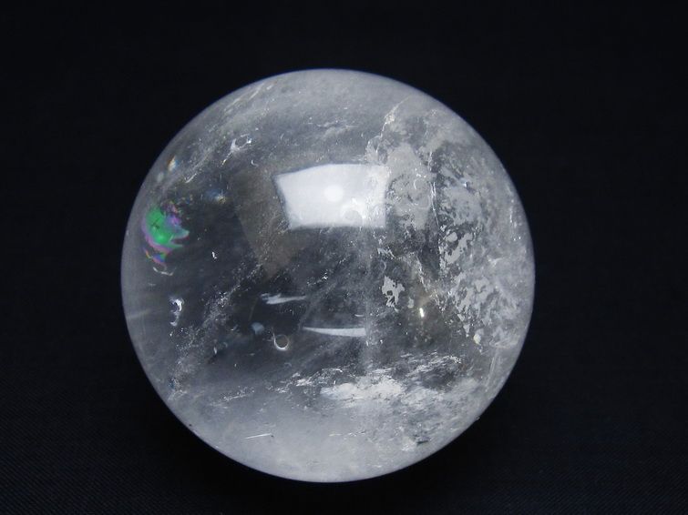 水晶 丸玉 58mm スフィア 置物 水晶玉 一点物 151-8943 【sold out】