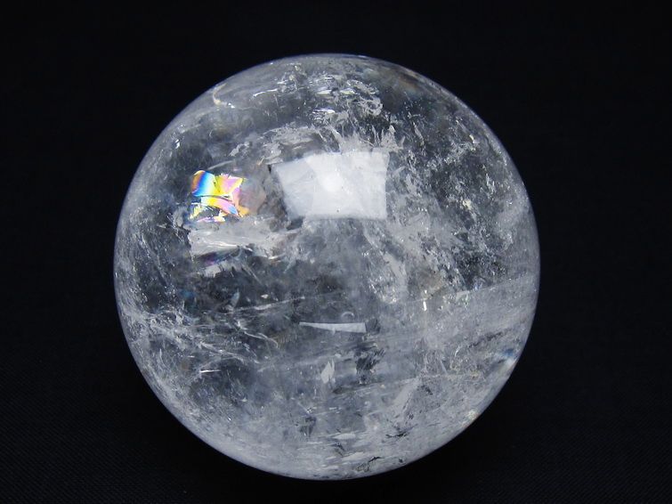 水晶 丸玉 57mm スフィア 置物 水晶玉 一点物 151-8945 【sold out】