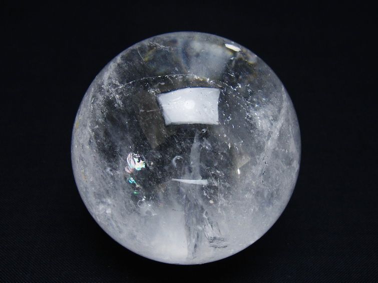 水晶 丸玉 56mm スフィア 置物 水晶玉 一点物 151-8946