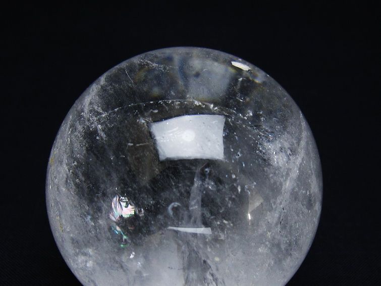 水晶 丸玉 56mm スフィア 置物 水晶玉 一点物 151-8946