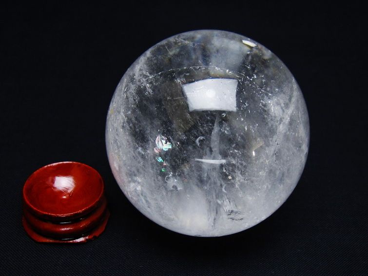 水晶 丸玉 56mm スフィア 置物 水晶玉 一点物 151-8946