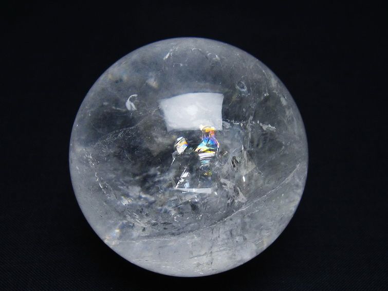 水晶 丸玉 55mm スフィア 置物 水晶玉 一点物 151-8947 【sold out】