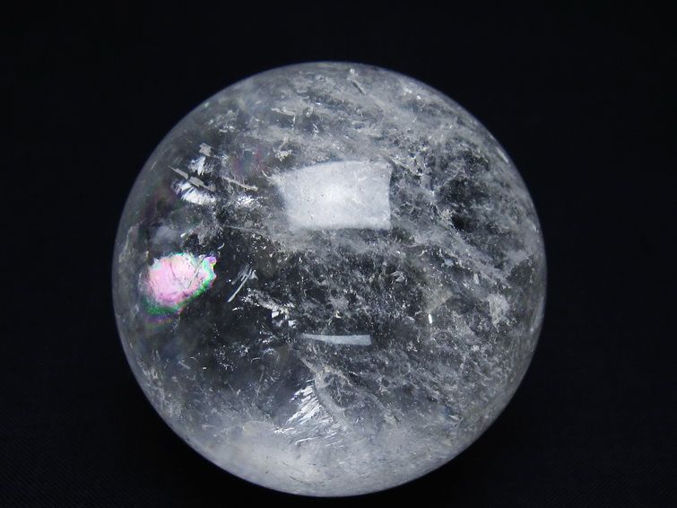 水晶 丸玉 56mm スフィア 置物 水晶玉 一点物 151-8948 【sold out】