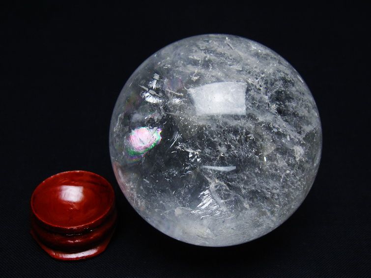 水晶 丸玉 56mm スフィア 置物 水晶玉 一点物 151-8948 【sold out】